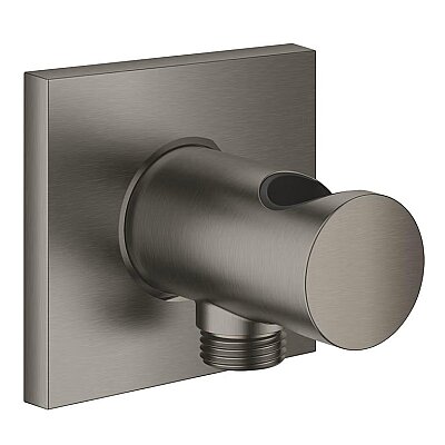 Grohe Rainshower Aqua Askılı El Duşu Çıkış Dirseği, Fırçalı Sert Grafit - 107059AL00 - 1