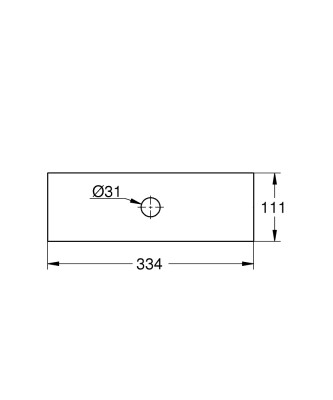 Grohe Rainshower Aqua #1 hole - 26784000 - 2
