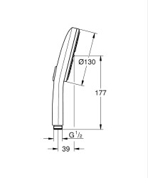 Grohe Rainshower Aqua el duşu 3 jet tipi - 101676KI00 - 2