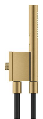 Grohe Rainshower Aqua Manyetik Duvar Askılı El Duşu Seti, 2 Akışlı, Fırçalı Altın - 105006GN00 - 2