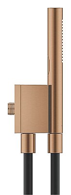 Grohe Rainshower Aqua Manyetik Duvar Askılı El Duşu Seti, 2 Akışlı, Fırçalı Bakır - 105006DL00 - 2