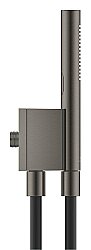 Grohe Rainshower Aqua Manyetik Duvar Askılı El Duşu Seti, 2 Akışlı, Fırçalı Sert Grafit - 105006AL00 - 2
