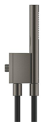 Grohe Rainshower Aqua Manyetik Duvar Askılı El Duşu Seti, 2 Akışlı, Fırçalı Sert Grafit - 105006AL00 - 2