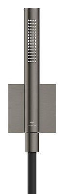Grohe Rainshower Aqua Manyetik Duvar Askılı El Duşu Seti, 2 Akışlı, Fırçalı Sert Grafit - 105006AL00 - 3