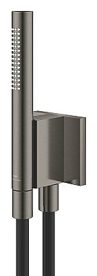 Grohe Rainshower Aqua Manyetik Duvar Askılı El Duşu Seti, 2 Akışlı, Fırçalı Sert Grafit - 105006AL00 - 4