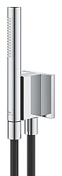 Grohe Rainshower Aqua Manyetik Duvar Askılı El Duşu Seti, 2 Akışlı, Krom + Siyah - 105006KI00 - 5