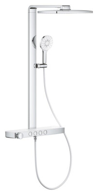 Grohe Rainshower Aqua Pure Duvara monte termostatlı duş sistemi - 1009610000 - 1