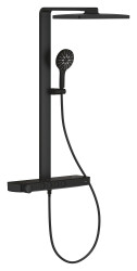 Grohe Rainshower Aqua Pure Duvara monte termostatlı duş sistemi - 100961KF00 - 1