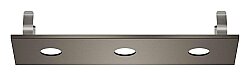 Grohe Rainshower Aqua Tiles Ankastre Tepe Duşu Kapağı, 3 Delikli, Fırçalı Sert Grafit - 104994AL00 - 2