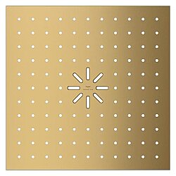Grohe Rainshower Aqua Tiles Duo Ankastre Tepe Duşu, 2 Fonksiyonlu, Fırçalı Altın (Sıva Üstü Grubu) - 104987GN00 - 3