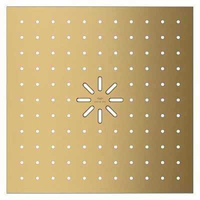 Grohe Rainshower Aqua Tiles Duo Ankastre Tepe Duşu, 2 Fonksiyonlu, Fırçalı Altın (Sıva Üstü Grubu) - 104987GN00 - 3