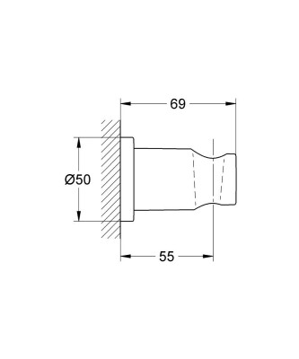 Grohe Rainshower El duşu askısı - 22117KF0 - 2