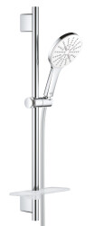 Grohe RainShower SmartActive 130 3 Akışlı Sürgülü Duş Seti Ay Beyazı - 26577LS0 - Grohe