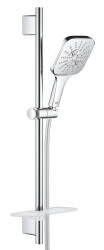 Grohe RainShower SmartActive 130 Cube 3 Akışlı Sürgülü Duş Seti - 26584000 - Grohe