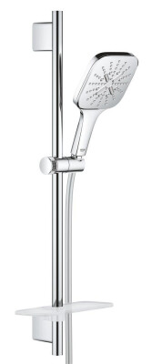 Grohe RainShower SmartActive 130 Cube 3 Akışlı Sürgülü Duş Seti - 26584000 - 1