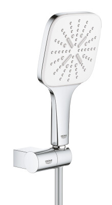 Grohe RainShower SmartActive 130 Cube 3 Akışlı Sürgülü El Duş Seti Ay Beyazı - 26588LS0 - 1