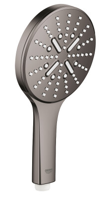 Grohe Rainshower Smartactive 130 El Duşu 3 Akışlı, Hard Graphite - 26574A00 - 1