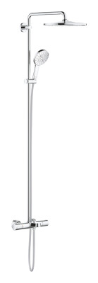 Grohe Rainshower SmartActive 310 Duvara Monte Termostatik Banyo Bataryalı Duş Sistemi - 26657000 - 1