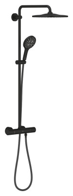 Grohe Rainshower SmartActive 310 Duvara monte termostatik bataryalı duş sistemi - 22119KF0 - 1