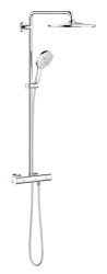Grohe Rainshower SmartActive 310 Duvara monte termostatik bataryalı duş sistemi - 26648000 - Grohe