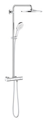 Grohe Rainshower SmartActive 310 Duvara monte termostatik bataryalı duş sistemi - 26648LS0 - Grohe