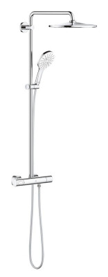 Grohe Rainshower SmartActive 310 Duvara monte termostatik bataryalı duş sistemi - 26648LS0 - 1