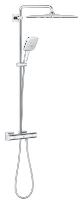Grohe Rainshower SmartActive 310 Duvara monte termostatik bataryalı duş sistemi - 26652000 - 1