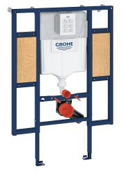 Grohe Rapid SL Engelli WC, gömme rezervuar, 1.13 m montaj yüksekliği, duvar desteği için montaj ekipmanları ile - 39140000 - Grohe