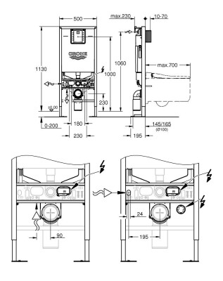 Grohe Rapid SLX - 39599000 - 2