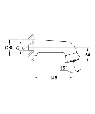 Grohe Relaxa Plus 60 Sport Duş Başlığı - 28948000 - 2