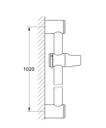 Grohe Relexa Duş sürgüsü - 1000 mm - 28621000 - 2
