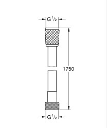 Grohe Relexaflex Dus Spıralı 1750 Mm Bl Hortum - 28154002 - 2