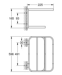 Grohe Selection Banyo havluluğu - 41066DA0 - 2