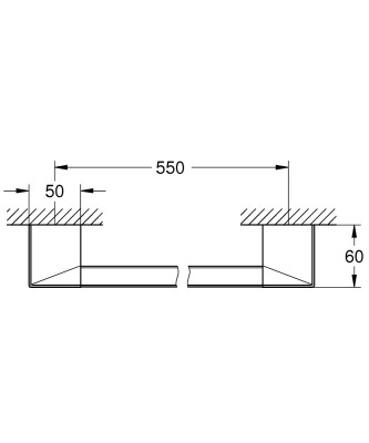 Grohe Selection Cube Havluluk - 40807000 - 2