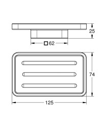 Grohe Selectıon Cube Sabunluk - 40806000 - 2