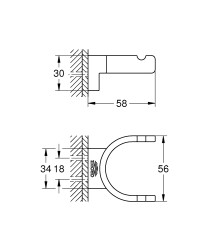Grohe Selection Havlu Askısı, Brushed Cool Sunrise - 41049GN0 - 2