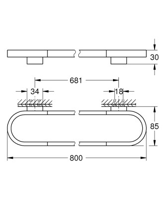 Grohe Selection Havluluk - 41058DL0 - 2