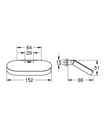 Grohe Selection Tuvalet Kağıtlığı - 41069000 - 2