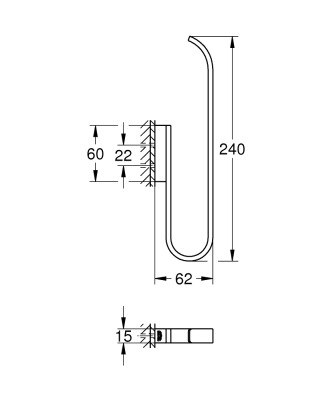 Grohe Selection Yedek tuvalet kağıdı tutacağı - 41067GN0 - 2