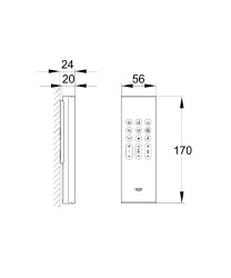 Grohe Sensia Arena Kumanda - 14926002 - 2
