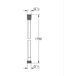 Grohe Silverflex Duş hortumu - 28388KF1 - 2