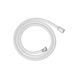 Grohe Silverflex TwistStop Beyaz Duş Hortumu, 150 cm, Krom Uçlu - 107061LS00 - Grohe