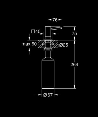 Grohe Sıvı Sabunluk - 40649000 - 2