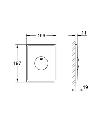 Grohe Skate Kumanda paneli - 37547P00 - 2