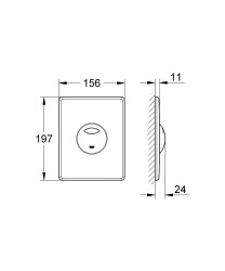 Grohe Skate Kumanda paneli - 38862P00 - 2