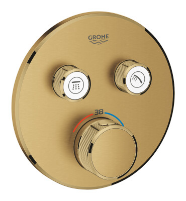Grohe SmartControl 2 Valfli Akış Kontrollü Termostatik Banyo/Duş Bataryası - 29119GN0 - 1