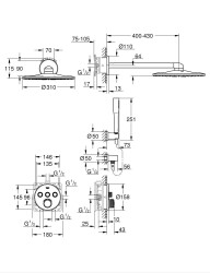 Grohe SmartControl Duş seti - 34709000 - 2