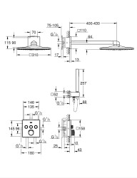 Grohe SmartControl Duş seti - 34712000 - 2