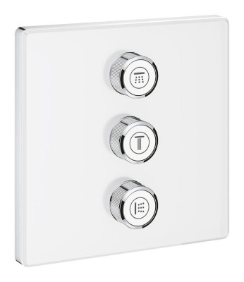 Grohe SmartControl Üç Valfli Akış Kontrollü Kumanda Ay Beyazı - 29158LS0 - 1