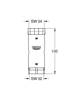 Grohe Soket anahtarı - 19332000 - 2